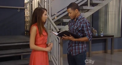 Molly dedicates her next book to T.J. (2013)