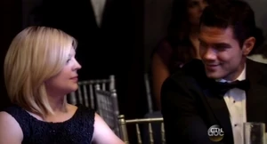 Nathan and Maxie at the Nurses' Ball