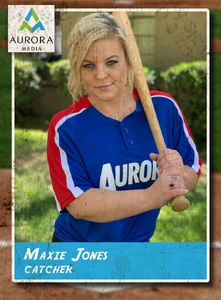 Aurora Media baseball card - Maxie Jones