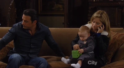 Rocco with his mom and uncle