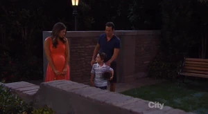 Preggo Britt meets Nik and Spencer in the park for the first time