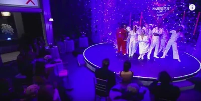 The opening number ends