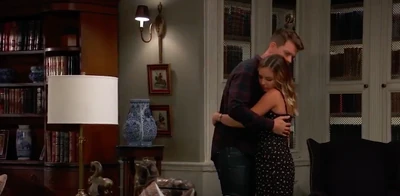 Reuniting with Michael and comforting him
