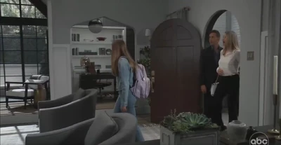 Charlotte Cassadine and Nina Reeves first enter the new house (2023)