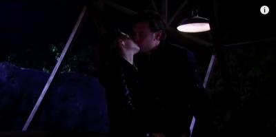 Kissing on the bridge