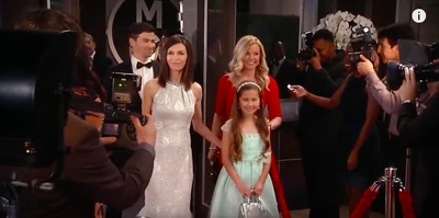 Griffin, Anna, Emma and Felicia arrive on the red carpet