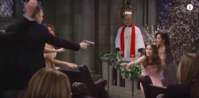 Molly becomes hysterical which causes a diversion so Sonny could save the day