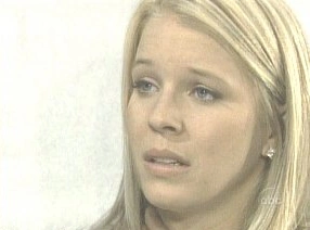 Courtney has cramps after her amniocentesis