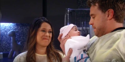 Scout with her dad and aunt Robin