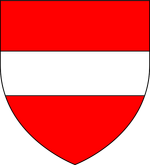 Gules-fess-argent