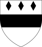 Argent-fess-sable-inchief-lozenges3-sable