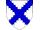 Ordinary Argent Saltire Azure Patterned