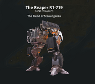 Reaper as seen in the rival profile