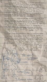 Diary Extract 6 - The Hunter