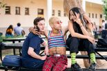 Chase Sui Wonders, Justice Smith and Uly Schlesinger