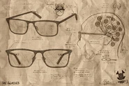 Blueprint of Charlie's glasses[14]