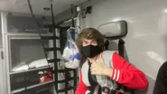 Ranboo in the ambulance giving a thumbs up[15].