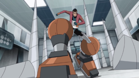 Ben 10/Generator Rex Upgrade Rex Fight animated gif