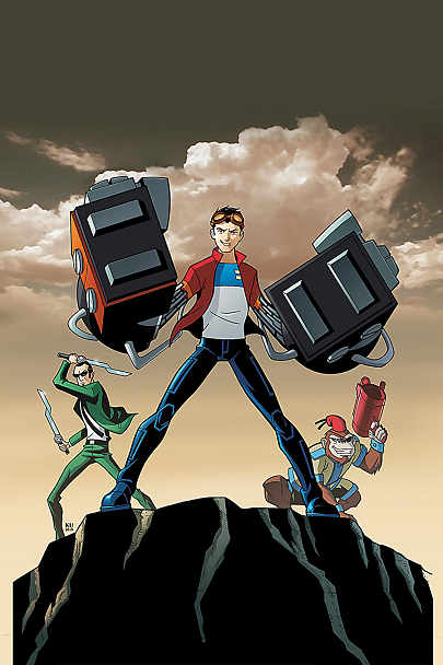 Artwork of generator rex from cartoon network