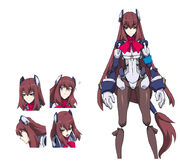 F. Walsingham's character design in the anime version.