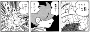 0012 manages to tell 009 of the next cyborg, but dies.