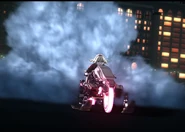 003 uses the motorcycle's Jetski mode.