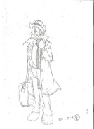 Cyborg 007-Model Sheet5.png (805 KB) 007 (G.B.) in a trench coat.