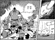 0013 dies, after having written his wish of how he and 009 could have been friends.