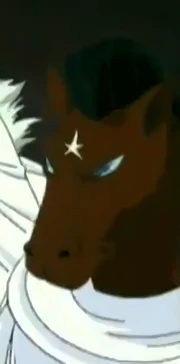 Horse Man, in anime style.