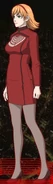 The dress as seen in the finalized character design.