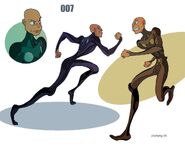 007 (green).