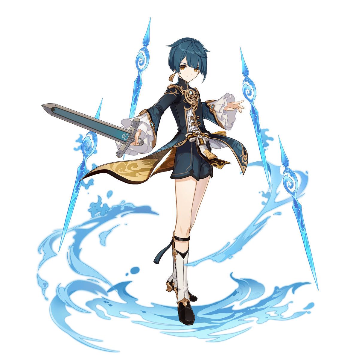 Ин цу. Геншин персонажи син цю. Геншин xingqiu. Синцу геншин. Синцю геншин.