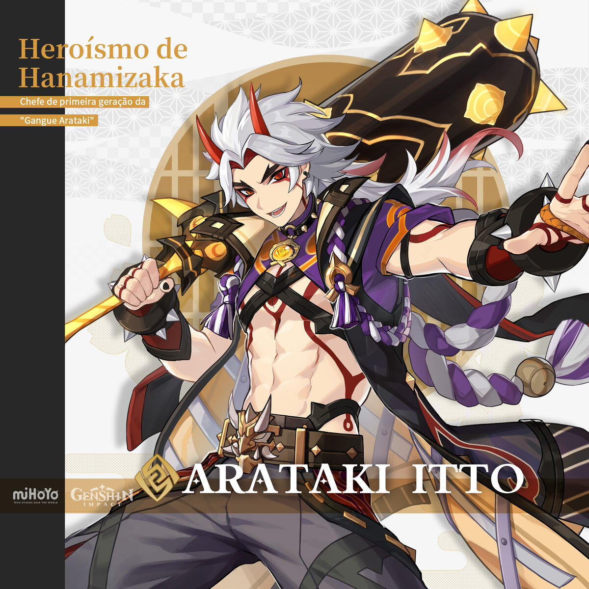 Demo de Novo Personagem - Arataki Itto: Abram Caminho Para o Único e  Poderoso Oni