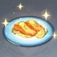 美味的杏仁鱒魚