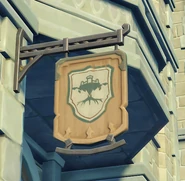 ธงของกิลด์นักผจญภัยใน Mondstadt