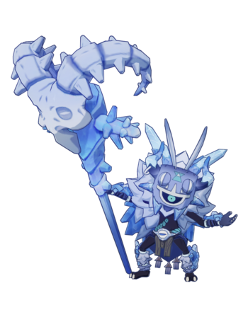 Hilichurl Guarda com Escudo de Gelo, Genshin Impact Wiki