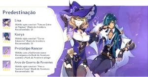 Evento Predestinação