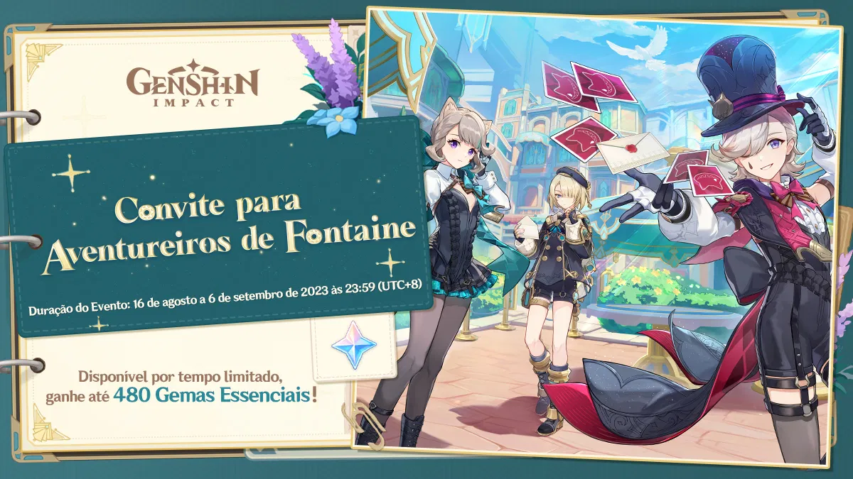 Convite para Aventureiros de Fontaine, Genshin Impact Wiki