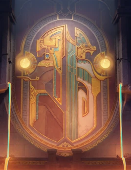 Xbalanque and Waxaklahun Ubah Kan Mural