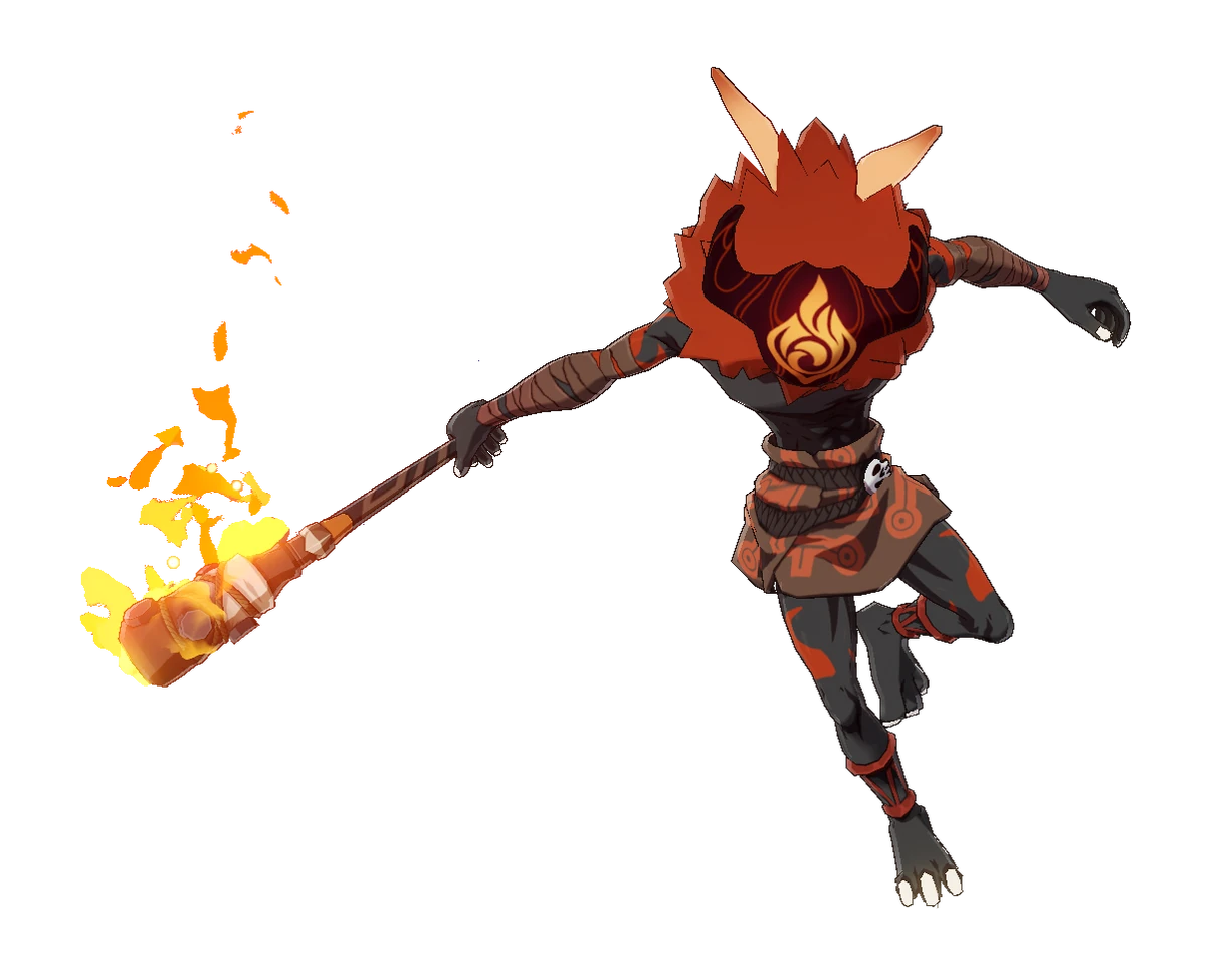 Hilichurl. Хиличурл берсерк с факелом. pyro hilichurl. пиро хиличурл с дубиной.