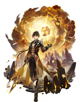 Personagem Zhongli Desejo