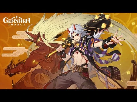 《原神》角色演示-「荒瀧一斗：堂堂參上！」