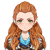 Personagem Aloy miniatura