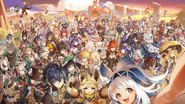 4th Anniversary Wallpaper 1 Official Ella Musk Twitter Art by JDD7