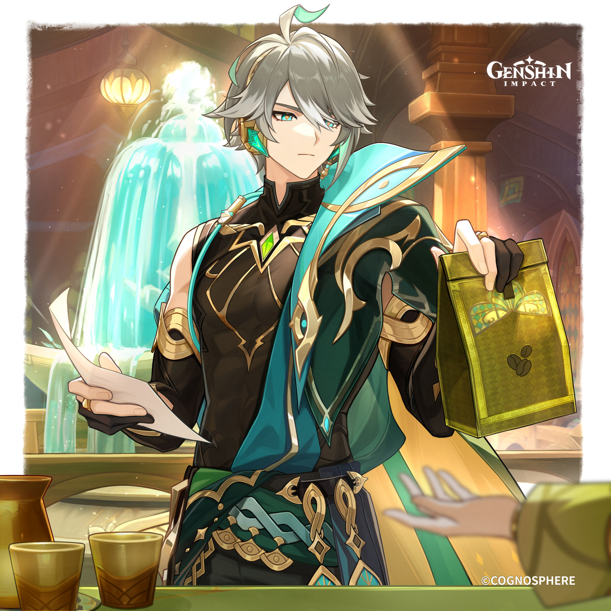 原神　原神カフェ　アルハイゼン　韓国　誕生日　ランダムフォトカード　色紙 71eGTKgrmrL._AC_SY200_QL15_.jpg