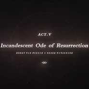 Screenshot z Teyvat Chapter Storyline Preview: Travail. Napisane w łacińskim piśmie Teyvatu: "Surge vir fortis i natam victoriam," co oznacza "Wstań, silny człowieku, i idź do przeznaczonego ci zwycięstwa".