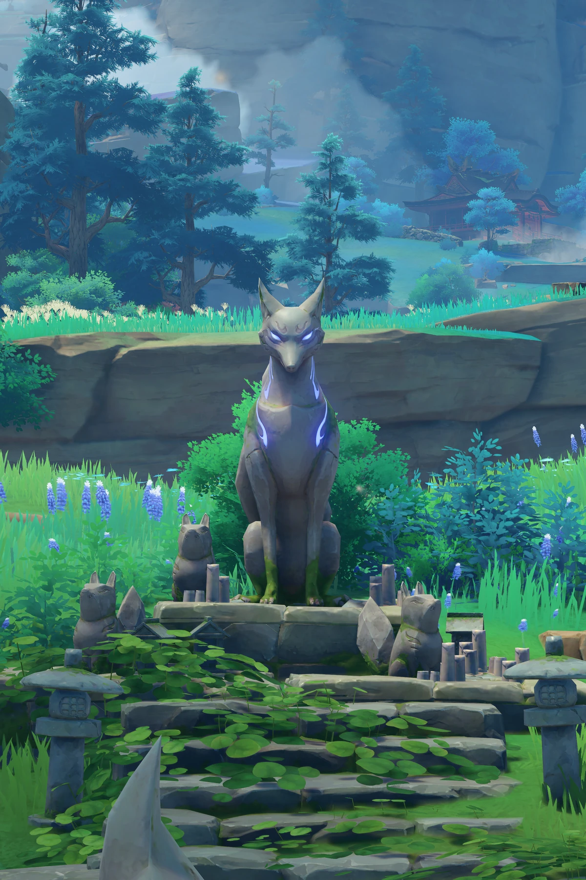 Sky Kitsune Statue Genshin Impact Wiki Fandom