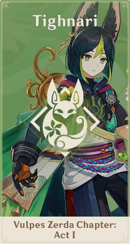 Story Card Vulpes Zerda Chapter Act I