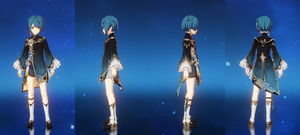 デフォルトコスチューム — 藍色の錦衣