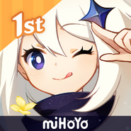 1周年記念アプリアイコンのパイモン